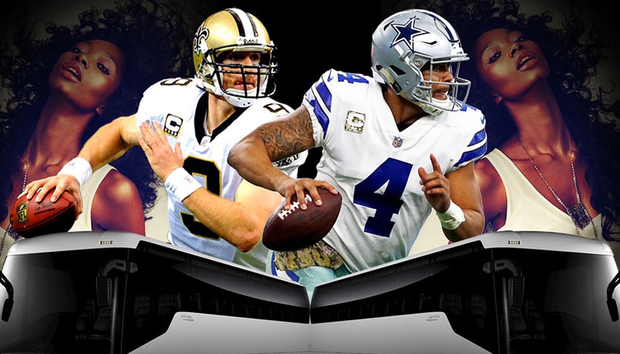 Saints vs Cowboys All Roads Lead to New Orleans at Republic NOLA on 9/28/19 - Flyer